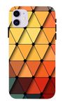 Print Galiara|| Designer Back Case Cover for iPhone 11 | Triangular 3D Wallpaper |