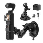 iEago RC Suction Cup Mount for DJI Osmo Pocket 3，Action Camera Car Windshield Suction Cup Mount Window Vehicle Boat Camera Suction Cup Bracket Holder for DJI Osmo Pocket 3 Accessories