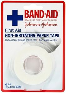 Band-Aid First Aid Non-Irritating Paper Tape 2.5cm x 9.1m 1 Pack