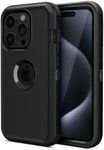 Jiunai for iPhone 15 Pro Max Case, 
