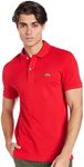 Lacoste Men's Slim Fit Polo, Red, M