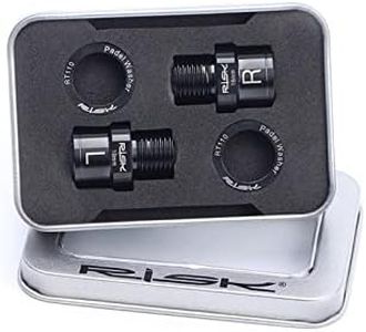 Bike Pedal Extenders, 16/20mm Extended Pedal Spacer Titanium Alloy Extended Axle Pedal Adapters with Washers for 9/16" Threaded Pedals SPD MT MTB BMX Road Mountain Bike