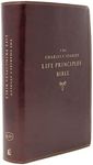 KJV, Charles F. Stanley Life Principles Bible, 2nd Edition, Genuine Leather, Brown, Comfort Print: Growing in Knowledge and Understanding of God Through His Word