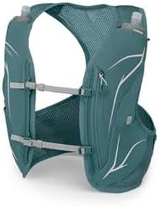 Osprey Dyna LT Women's Running Hydration Vest with Hydraulics Soft Flasks, Cascade Blue/Silver Lining, Medium