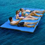 Goplus Floating Water Pad, Lily Pad for Water Recreation and Relaxing, 3-Layer Tear-Resistant XPE Foam Floating Mat for Beach, Ocean, Lake