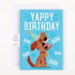 Joker Greeting - Endless Happy Birthday Prank Card: Nonstop Birthday Barking Dog Card with Glitter - Double Prank - Guaranteed Laughter!