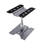 Hooshion RC Car Work Stand, Aluminum 360 Degree Rotation Lift Or Lower Repair Workstation,Rc Car Accessories for 1/8 1/10 1/12 Scale Cars Trucks Buggies (Gray)