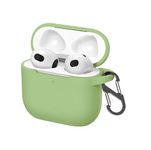 YellowInc Case Cover Compatible with Apple AirPods 4 (Earbuds Not Included) (Pistachio Green)