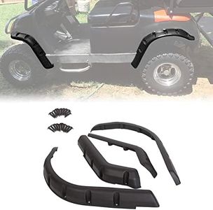 ECOTRIC Golf Cart Standard Fender Flares Front and Rear for Yamaha G14 G16,G19,G20,G22 (Set of 4) with Hardware