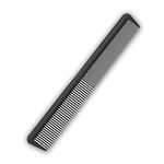 JeoPoom Carbon Comb, Compact Carbon Comb, Coarse Fine 2 Teeth, Break-Proof Anti-Static, Salon Hairdresser Hair Care Tools For Men And Women With Different Types Of Hair