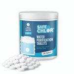 Safe Chlor 1500 L | Chlorine Tablets for Water Tanks of 1500 Ltrs, | Overhead & Underground Tanks Water Purification Tablets | 1 Tablet to Treat 1500 liters | Pack of 25 Tablets for 37500 Ltrs