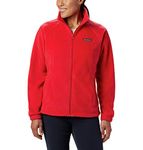 Columbia Women's Benton Springs Full Zip, Red Lily, Small