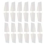 Ainkou 24pcs Nail Art Sponges Make Up Wedges Triangle Shape Cosmetic Wedges Foundation Beauty Tool