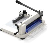 12" Heavy Duty Paper Cutter, Guillotine Paper Cutter for Max. A4 30cm Adjustable Size 400 Sheets Paper Trimmer for Home Office School (White)