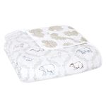 aden + anais essentials Dream Baby Blanket - Pack of 1 | Large Breathable 100% Cotton Muslin Bedding | Cot Blankets For Newborn Boys & Girls | Baby Shower or Gifts | harmony Print