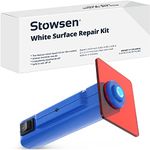 Ceramic and Tile Repair Kit by Stowsen - Also Works as Bathtub Repair Kit I Ideal to Fix Your Broken Chip or a Crack on Marble, Corian and Granite Countertops I Fiberglass and Porcelain Surfaces