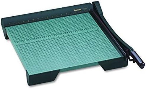 Martin Yale W18 Premier Heavy Duty Paper Trimmer, 18" Cutting Length, Base Size 19.875w X 22d X 4h, Cuts Up To 20 Sheets at Once Green