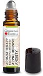 Greenwood Essential APPREHENSIVE ANXIETY RELIEF - Aromatherapy Essential Oil Blend of Bergamot, Lavender, Neroli, Rose, Melissa, Geranium, Cedarwood, Patchouli & Orange Essential Oils 10ml (0.33oz)