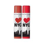 Maybelline New York Baby Lips Loves NYC Lip Balm, Broadway Red & Brooklyn Bronze (Pack of 2) 9g