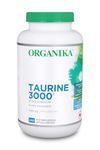 Organika Taurine Ultra Strength- 1000mg- Supports Cardiovascular Health, 3000mg Daily Dose- 240vcaps