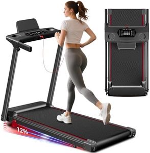 Treadmill with Incline 3-in-1 Portable Treadmills for Home Small, Incline Walking Pad Treadmill with Handle Bar, Walking Pad Foldable with 3.0HP Quiet Brushless, LED Dispay, 300LBS Capacity