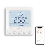 MOES Smart WiFi Thermostat Underfloor Heating, Gas Boilers, Schedule and Remote Contorl, Hub-Free, Compatible with Amazon Alexa, Mechanical Button