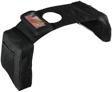 MYDAYS ATV Saddle Bag,Cargo Tank Phone Bag Storage Luggage for ATV UTV Snowmobile Motorcycle (Black1)