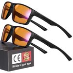 Blue Light Blocking Glasses Gaming Glasses Computer Gamer Glasses Powerful Professional Filter, Anti-Fatigue Anti Glare UV & Eyestrain Screen Glasses for Women Men (Video Games, Console, TV, PC)