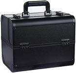 Qtavia Makeup Bag,Travel Accessories Dorm Room Essentials Toiletry Bag for Women,Travel Essentials Cosmetic Bag Makeup Case,Mothers Day Gifts Graduation Gifts (Medium, z Black)