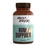 Must Have! Bone Support includes Bioavailable Calcium| Vit D3| Vit K2| Magnesium| Zinc| Selenium| Boron| Hadjod| Helps in Bone Density, Joint Mobility & Muscle Relaxation - Vegetarian Tablets 60