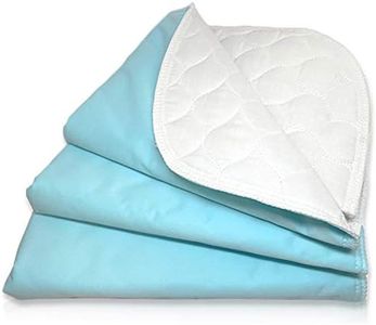 RMS Ultra Soft 4-Layer Washable and Reusable Incontinence Bed Underpads, 18"X24" (3 Pack)