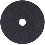 Boardwalk BWK4020BLA 20 in. Diameter Stripping Floor Pads - Black (5/Carton)