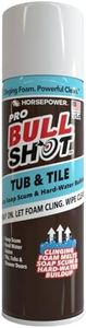 Bull Shot Tub & Tile Spray, As Seen On TV, Clinging Foam Bathroom Cleaner for Soap Scum, Hard Water, Tub, Tile & Shower Doors