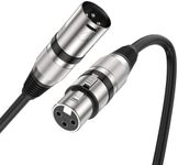 MOSWAG XLR to XLR Cables, 3.28FT/1M XLR Microphone Cable, Mic Cable 3 Pin Balanced Shielded XLR Cable for Speaker Wire, DJ Equipment, Audio Sound Consoles,Recording Studio,Recording Microphones