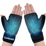 Comfpack Hand Ice Pack Glove for Arthritis, 2PCS Wrist Ice Pack Wrap for Carpal Tunnel, Wearable Gel Thumb Ice Pack Wrap Hot Cold Compress Pain Relief for Tenosynovitis, Swelling, Surgery