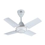 Bajaj Maxima 600 mm Ceiling Fans for Home |BEE StarRated Energy Efficient|Rust Free Coating for Long Life| High Air Delivery| 2-Yr Warranty by Bajaj|White Ceiling Fan