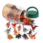 Terra by Battat ��– 60 Pcs Dinosaur Figures – Assorted Plastic Mini Animal Figurines For Kids 3+ Dinosaur toys