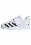 Adidas Unisex-Adult Powerlift 5 Weightlifting, White/Core Black/Crystal Sky, 8