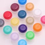 Empty Vending Machine Capsules 1.1" - 6 Colors - red, Yellow, Green, Orange, Purple, Pink Clear Frosty Bottoms / Lids: Pink, Orange, Yellow, Green, Blue, Red, White, Purple