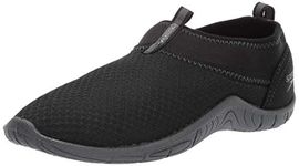 Speedo Baby Tidal Cruiser Watershoe, Black/Dark Gull Grey, 6/7 Regular US Toddler