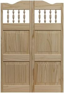 LTL Home Products 848242 Carson City Interior Solid Wood Swing Door, 32" x 42", Unfinished