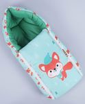 CLOTHINA 3 in 1 Baby Bed, Sleeping Bag & Carry Nest, Cotton Baby Bedding for New Born & Infant, Portable Bassinet, for Baby Carrying & Unisex Baby Sleeping Bed, 0 to 12M (Digital Rabbit Print)