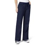 WonderWink Women's Wonderflex Faith Scrub Pant, Navy, X-Large/Petite