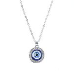 Spotlight Turkish Evil Eye Necklace Pendant for Modern Women | Minimalist Chain | Jewellery for Girls