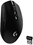 Logitech G305 LIGHTSPEED Wireless Gaming Mouse, Hero 12K Sensor, 12,000 DPI, Lightweight, 6 Programmable Buttons, 250h Battery Life, On-Board Memory, PC/Mac - Black