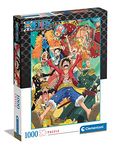 Clementoni 39726 One Piece Puzzle 1000 Pieces for Adults and Children 10 Years, Skill Game for The Whole Family