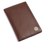 HAMMONDS FLYCATCHER Genuine Leather Passport Cover, Passport Holder for Men and Women - Travel Accessories Document Organizer, RFID Protected Passport Wallet with Card Slots for Trips - Brushwood