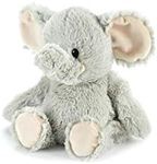 Warmies 13'' Fully Heatable Cuddly Toy scented with French Lavender - Elephant, Grey