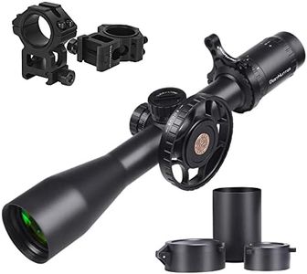 WestHunter Optics HD-S 4-16x44 SF Riflescopes, 30mm Tube Second Focal Plane Tactical Precision 1/10 MIL Shooting Scope | Black, Picatinny Shooting Kit B