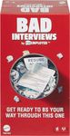 Mattel Games Bad Interviews by Funemployed Party Game for Adults and Game Night for 3 or More Players, Hilarious Quick-Thinking Interview Card Game